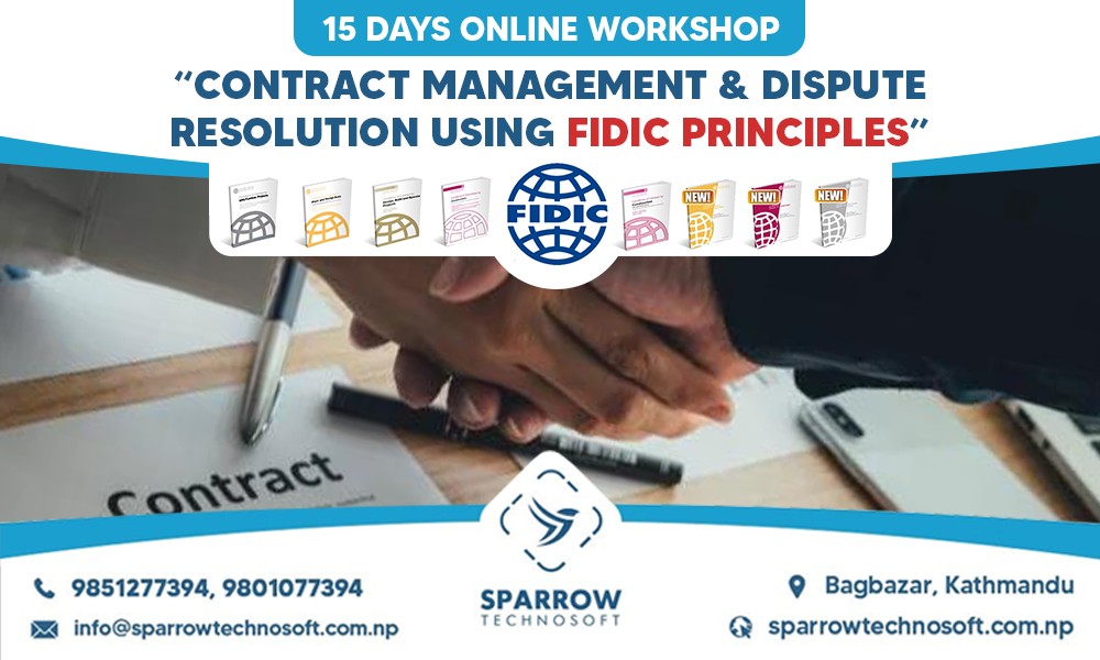Contract Management and Dispute Resolution using FIDIC Principles